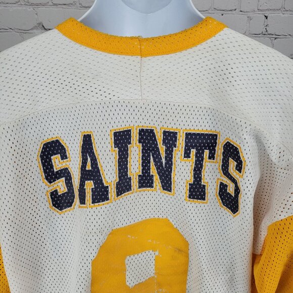 Oshawa Saints Dwyer #9 White Yellow Navy Long Sleeve Hockey Jersey XXL - Picture 11 of 13